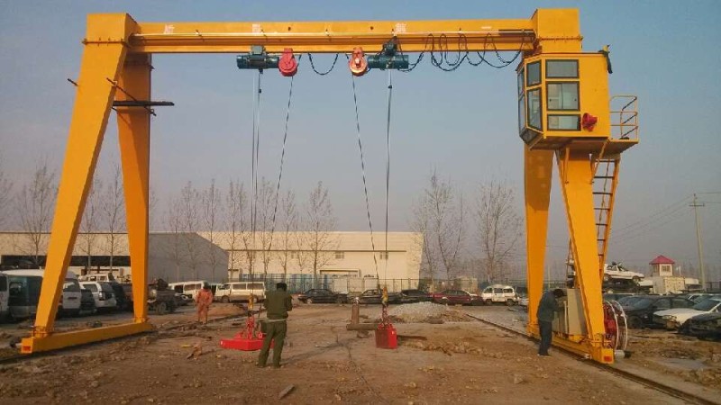 MHE�� 늄�(d��ng)���J�����T(m��n)ʽ���ؙC(j��) MHE type electric hoist single girder gantry crane